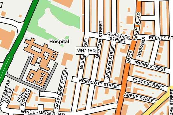 WN7 1RQ map - OS OpenMap – Local (Ordnance Survey) WN7 1RQ map - OS OpenMap – Local (Ordnance Survey)