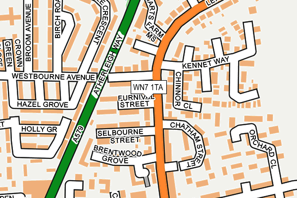 WN7 1TA map - OS OpenMap – Local (Ordnance Survey) WN7 1TA map - OS OpenMap – Local (Ordnance Survey)