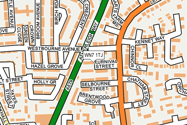 WN7 1TJ map - OS OpenMap – Local (Ordnance Survey) WN7 1TJ map - OS OpenMap – Local (Ordnance Survey)