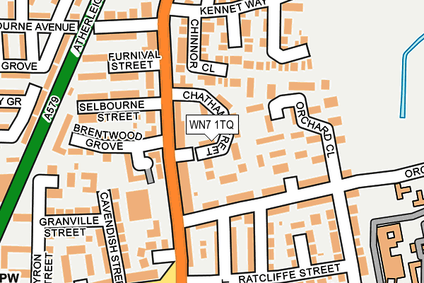 WN7 1TQ map - OS OpenMap – Local (Ordnance Survey) WN7 1TQ map - OS OpenMap – Local (Ordnance Survey)