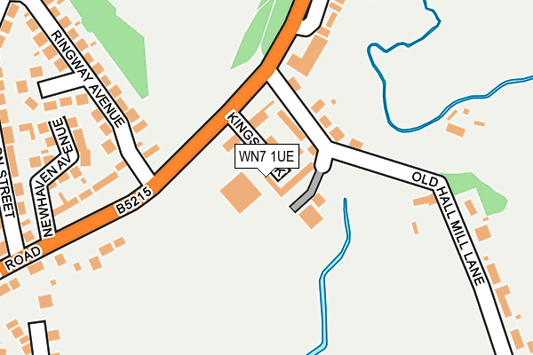 WN7 1UE map - OS OpenMap – Local (Ordnance Survey) WN7 1UE map - OS OpenMap – Local (Ordnance Survey)