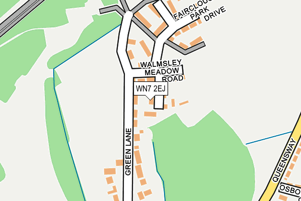 WN7 2EJ map - OS OpenMap – Local (Ordnance Survey) WN7 2EJ map - OS OpenMap – Local (Ordnance Survey)