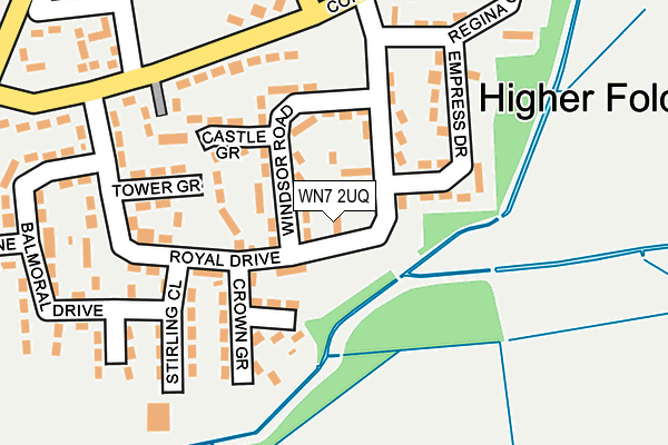 WN7 2UQ map - OS OpenMap – Local (Ordnance Survey) WN7 2UQ map - OS OpenMap – Local (Ordnance Survey)