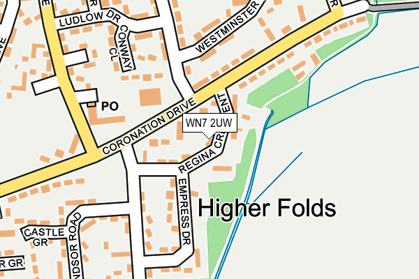 WN7 2UW map - OS OpenMap – Local (Ordnance Survey) WN7 2UW map - OS OpenMap – Local (Ordnance Survey)
