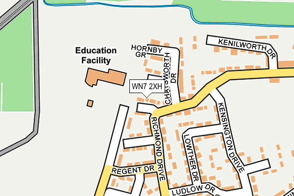 WN7 2XH map - OS OpenMap – Local (Ordnance Survey) WN7 2XH map - OS OpenMap – Local (Ordnance Survey)