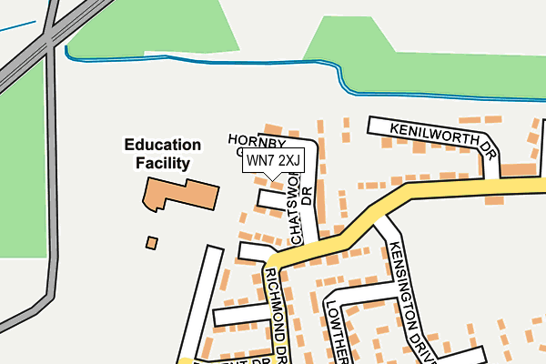 WN7 2XJ map - OS OpenMap – Local (Ordnance Survey) WN7 2XJ map - OS OpenMap – Local (Ordnance Survey)
