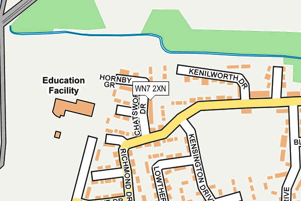 WN7 2XN map - OS OpenMap – Local (Ordnance Survey) WN7 2XN map - OS OpenMap – Local (Ordnance Survey)