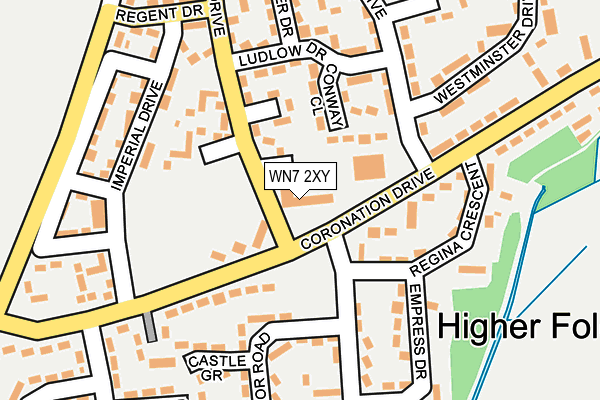 WN7 2XY map - OS OpenMap – Local (Ordnance Survey) WN7 2XY map - OS OpenMap – Local (Ordnance Survey)