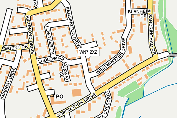 WN7 2XZ map - OS OpenMap – Local (Ordnance Survey) WN7 2XZ map - OS OpenMap – Local (Ordnance Survey)
