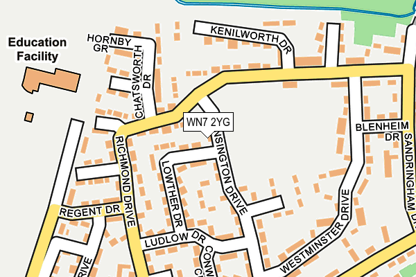 WN7 2YG map - OS OpenMap – Local (Ordnance Survey) WN7 2YG map - OS OpenMap – Local (Ordnance Survey)