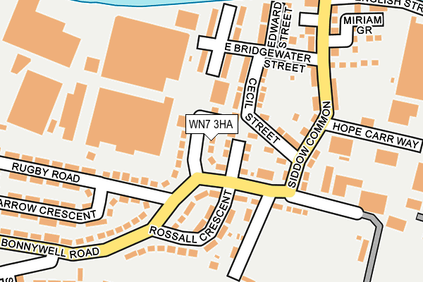 WN7 3HA map - OS OpenMap – Local (Ordnance Survey) WN7 3HA map - OS OpenMap – Local (Ordnance Survey)
