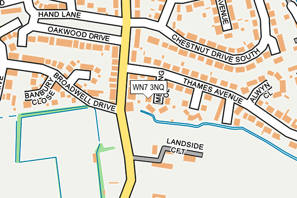 WN7 3NQ map - OS OpenMap – Local (Ordnance Survey) WN7 3NQ map - OS OpenMap – Local (Ordnance Survey)