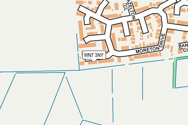 WN7 3NY map - OS OpenMap – Local (Ordnance Survey) WN7 3NY map - OS OpenMap – Local (Ordnance Survey)