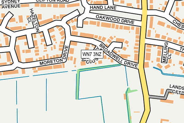 WN7 3NZ map - OS OpenMap – Local (Ordnance Survey) WN7 3NZ map - OS OpenMap – Local (Ordnance Survey)