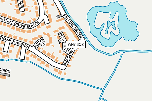WN7 3QZ map - OS OpenMap – Local (Ordnance Survey) WN7 3QZ map - OS OpenMap – Local (Ordnance Survey)