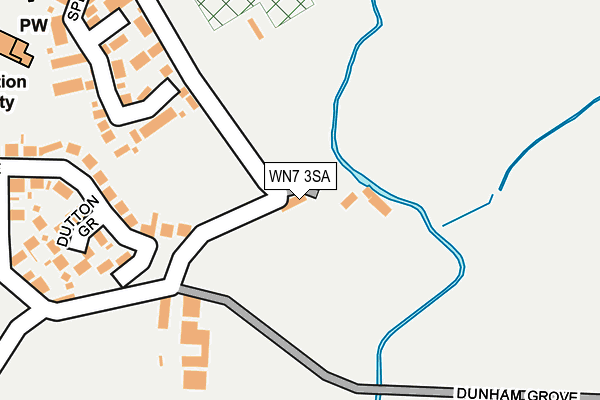WN7 3SA map - OS OpenMap – Local (Ordnance Survey) WN7 3SA map - OS OpenMap – Local (Ordnance Survey)