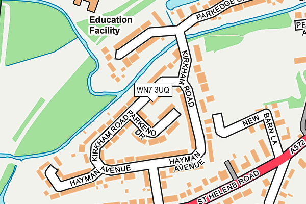 WN7 3UQ map - OS OpenMap – Local (Ordnance Survey) WN7 3UQ map - OS OpenMap – Local (Ordnance Survey)