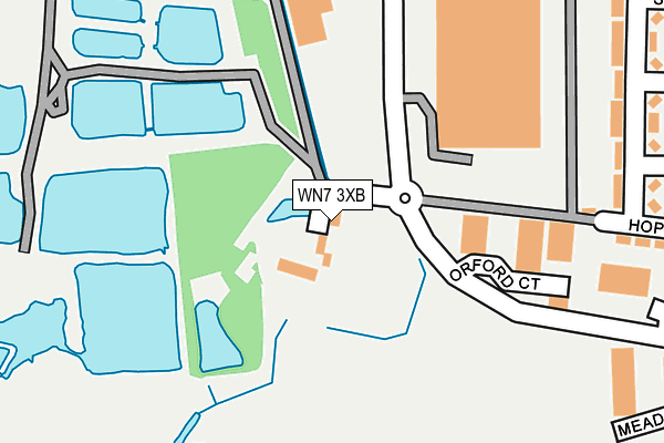 WN7 3XB map - OS OpenMap – Local (Ordnance Survey) WN7 3XB map - OS OpenMap – Local (Ordnance Survey)