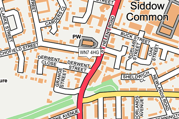 WN7 4HG map - OS OpenMap – Local (Ordnance Survey) WN7 4HG map - OS OpenMap – Local (Ordnance Survey)