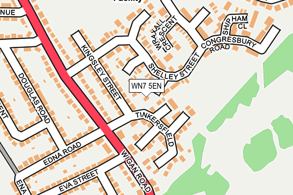 WN7 5EN map - OS OpenMap – Local (Ordnance Survey) WN7 5EN map - OS OpenMap – Local (Ordnance Survey)