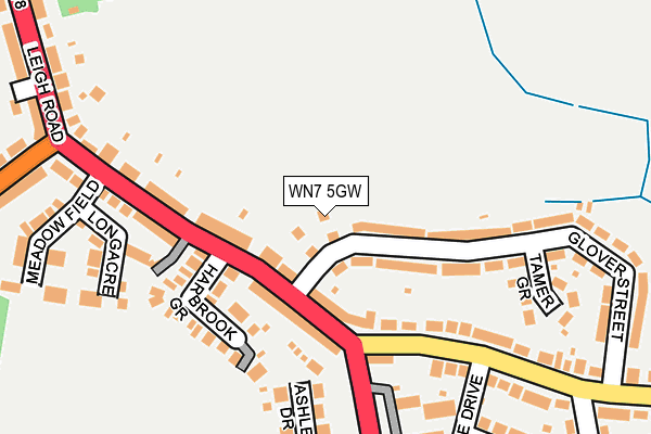 WN7 5GW map - OS OpenMap – Local (Ordnance Survey) WN7 5GW map - OS OpenMap – Local (Ordnance Survey)