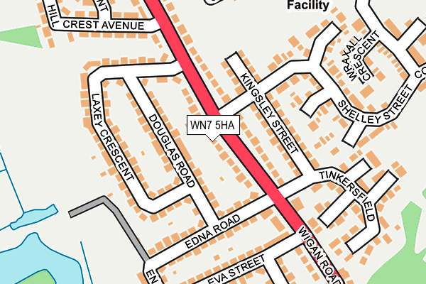 WN7 5HA map - OS OpenMap – Local (Ordnance Survey) WN7 5HA map - OS OpenMap – Local (Ordnance Survey)