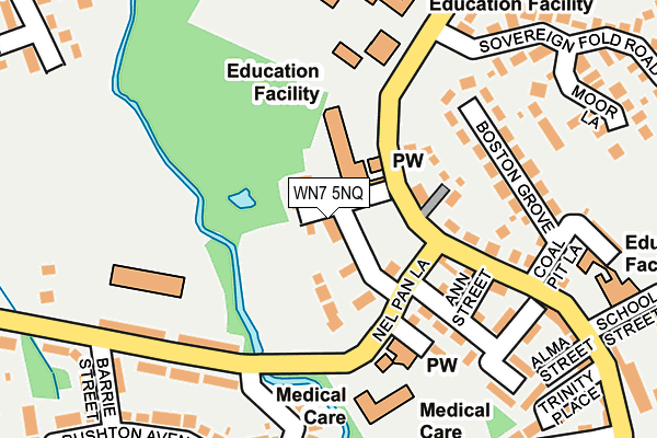 WN7 5NQ map - OS OpenMap – Local (Ordnance Survey) WN7 5NQ map - OS OpenMap – Local (Ordnance Survey)