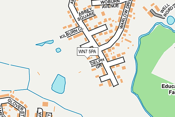 WN7 5PA map - OS OpenMap – Local (Ordnance Survey) WN7 5PA map - OS OpenMap – Local (Ordnance Survey)