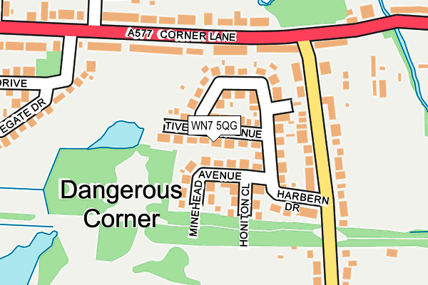 WN7 5QG map - OS OpenMap – Local (Ordnance Survey)