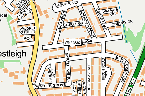 WN7 5QZ map - OS OpenMap – Local (Ordnance Survey) WN7 5QZ map - OS OpenMap – Local (Ordnance Survey)