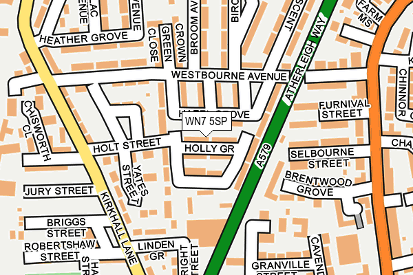 WN7 5SP map - OS OpenMap – Local (Ordnance Survey) WN7 5SP map - OS OpenMap – Local (Ordnance Survey)