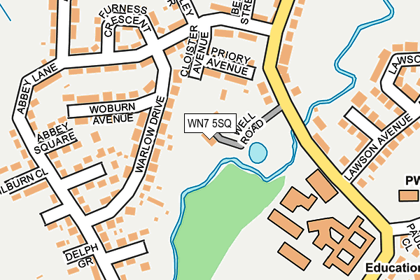 WN7 5SQ map - OS OpenMap – Local (Ordnance Survey) WN7 5SQ map - OS OpenMap – Local (Ordnance Survey)