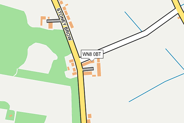WN8 0BT map - OS OpenMap – Local (Ordnance Survey) WN8 0BT map - OS OpenMap – Local (Ordnance Survey)