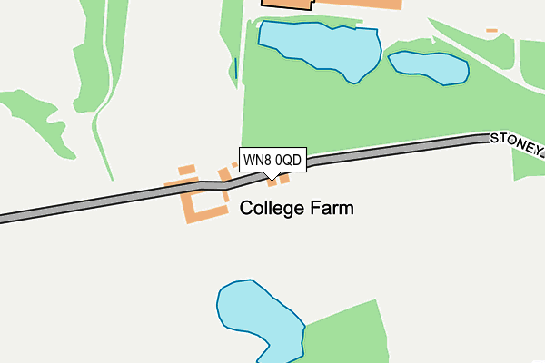 WN8 0QD map - OS OpenMap – Local (Ordnance Survey) WN8 0QD map - OS OpenMap – Local (Ordnance Survey)