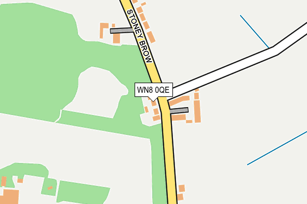 WN8 0QE map - OS OpenMap – Local (Ordnance Survey) WN8 0QE map - OS OpenMap – Local (Ordnance Survey)