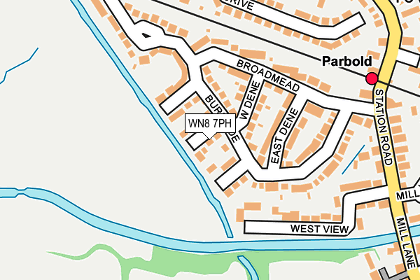 WN8 7PH map - OS OpenMap – Local (Ordnance Survey) WN8 7PH map - OS OpenMap – Local (Ordnance Survey)