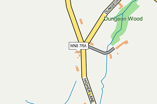 WN8 7RA map - OS OpenMap – Local (Ordnance Survey) WN8 7RA map - OS OpenMap – Local (Ordnance Survey)