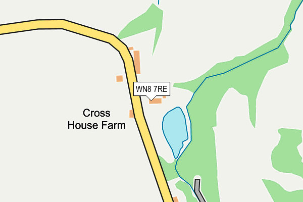WN8 7RE map - OS OpenMap – Local (Ordnance Survey) WN8 7RE map - OS OpenMap – Local (Ordnance Survey)