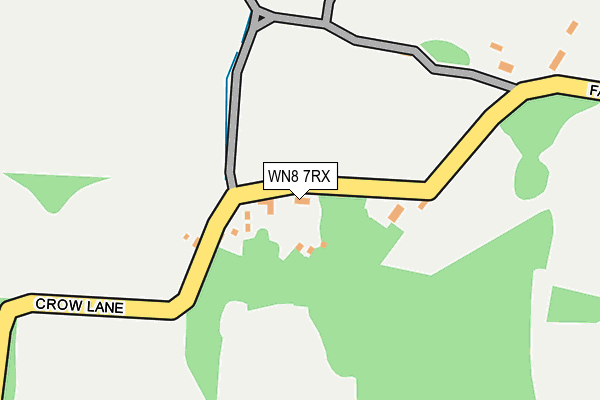 WN8 7RX map - OS OpenMap – Local (Ordnance Survey) WN8 7RX map - OS OpenMap – Local (Ordnance Survey)