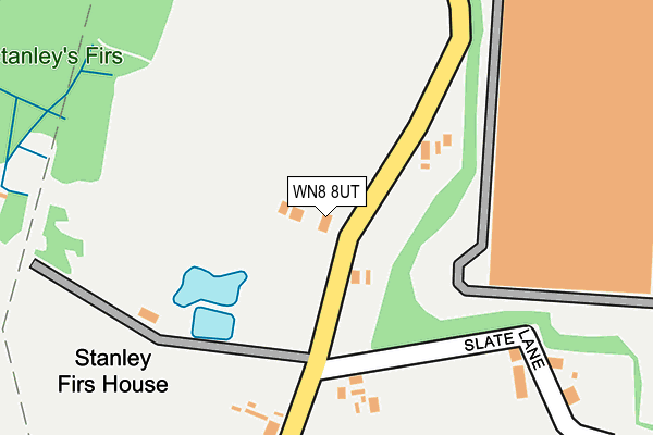 WN8 8UT map - OS OpenMap – Local (Ordnance Survey) WN8 8UT map - OS OpenMap – Local (Ordnance Survey)