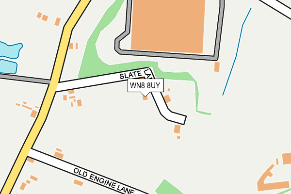 WN8 8UY map - OS OpenMap – Local (Ordnance Survey) WN8 8UY map - OS OpenMap – Local (Ordnance Survey)