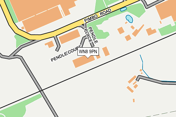 WN8 9PN map - OS OpenMap – Local (Ordnance Survey) WN8 9PN map - OS OpenMap – Local (Ordnance Survey)