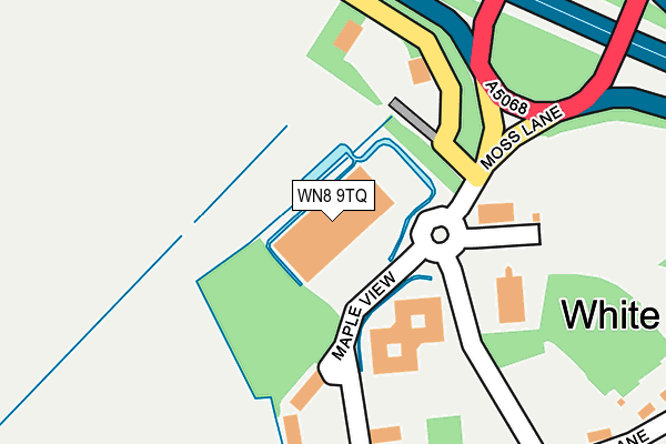 WN8 9TQ map - OS OpenMap – Local (Ordnance Survey) WN8 9TQ map - OS OpenMap – Local (Ordnance Survey)