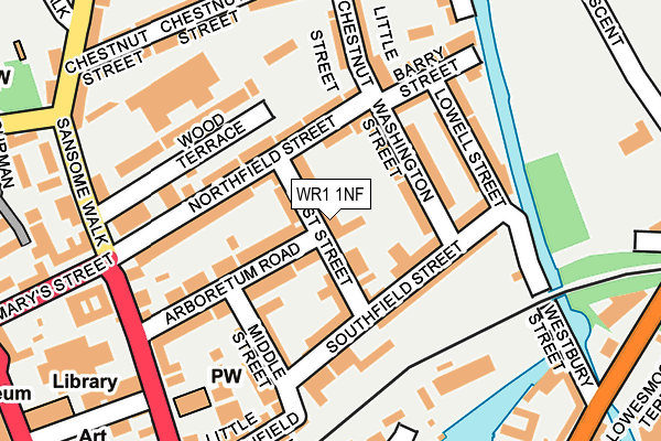 WR1 1NF map - OS OpenMap – Local (Ordnance Survey) WR1 1NF map - OS OpenMap – Local (Ordnance Survey)