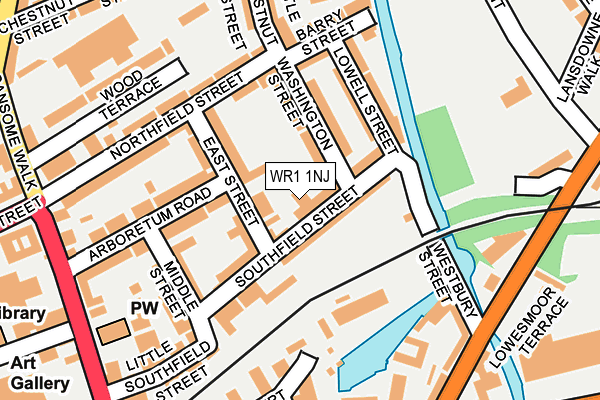 WR1 1NJ map - OS OpenMap – Local (Ordnance Survey) WR1 1NJ map - OS OpenMap – Local (Ordnance Survey)