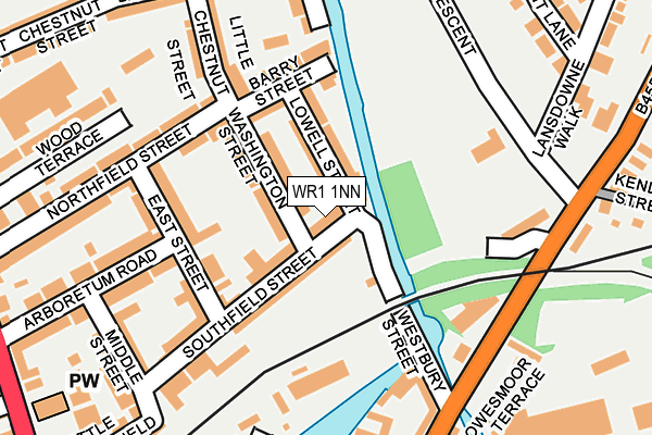 WR1 1NN map - OS OpenMap – Local (Ordnance Survey) WR1 1NN map - OS OpenMap – Local (Ordnance Survey)