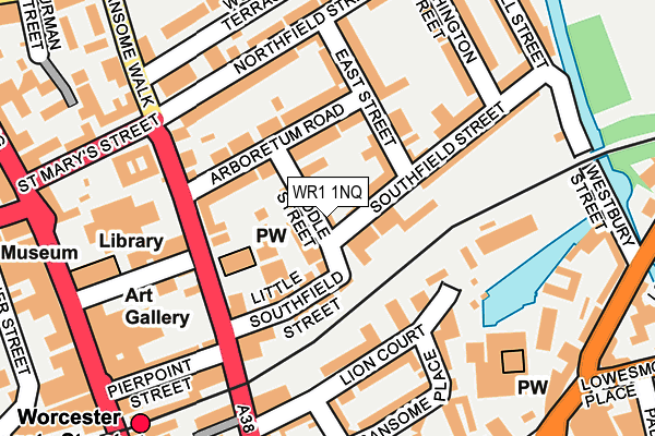 WR1 1NQ map - OS OpenMap – Local (Ordnance Survey) WR1 1NQ map - OS OpenMap – Local (Ordnance Survey)