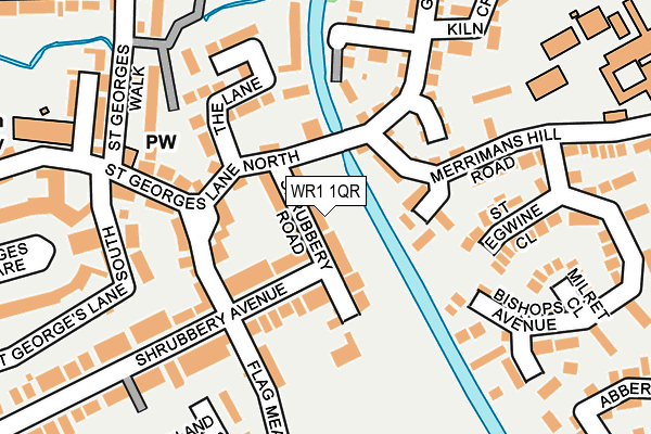 WR1 1QR map - OS OpenMap – Local (Ordnance Survey) WR1 1QR map - OS OpenMap – Local (Ordnance Survey)
