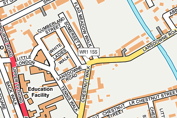 WR1 1SS map - OS OpenMap – Local (Ordnance Survey) WR1 1SS map - OS OpenMap – Local (Ordnance Survey)