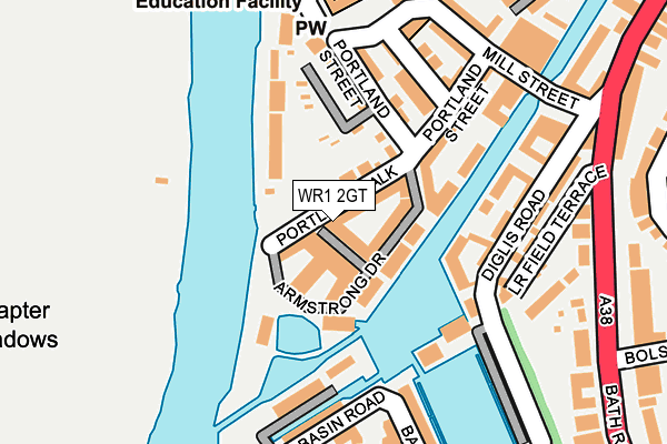 WR1 2GT map - OS OpenMap – Local (Ordnance Survey) WR1 2GT map - OS OpenMap – Local (Ordnance Survey)